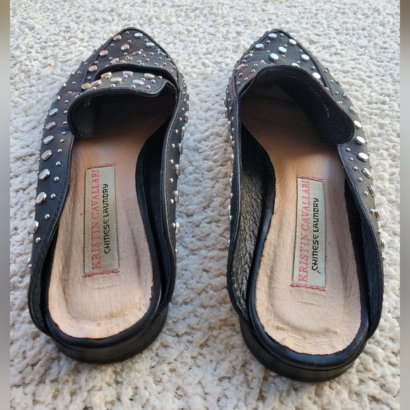 Kristin Cavallari Charlie x Chinese Laundry Studded Women's Mules Flats - Picture 5 of 7
